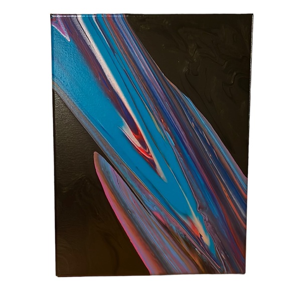 🛍️ NEW Fluid Art on Canvas - Picture 1 of 4